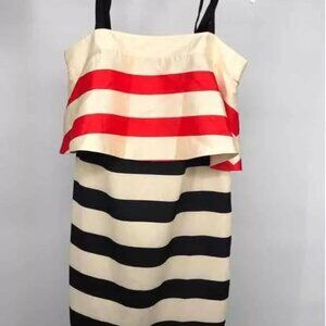 Mare Mare X Anthropologie Womens Multicolor Striped Sleeveless Mini Dress Size S